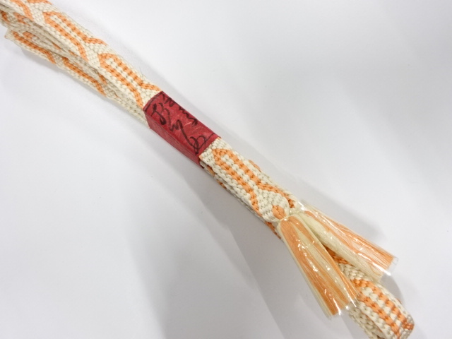 未使用品　正絹　手組帯締め